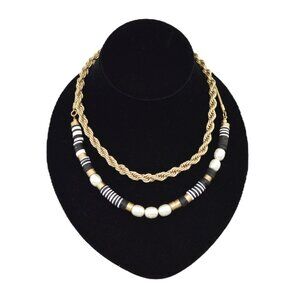 White House Black Market two strand chain necklace #217-100